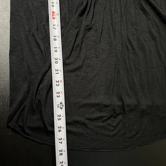 Midnight Velvet Tank Top Large Black Beaded Lace Trim Whimsigoth Fairycore Boho - Picture 8 of 8